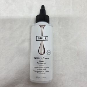 dpHUE Glossy Glaze - Sheer Transparent - 2 Minute Conditioning Hair Gloss - 4oz